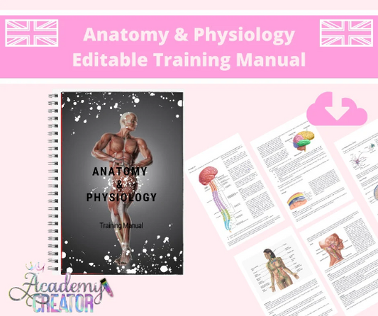 Anatomy & Physiology Editable Training Manual UK Version