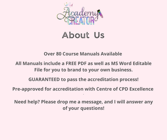 Microneedling Editable Training Manual DIGITAL DOWNLOAD USA