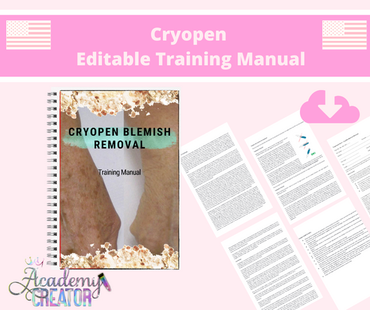 Cryopen Editable Training Manual USA Version