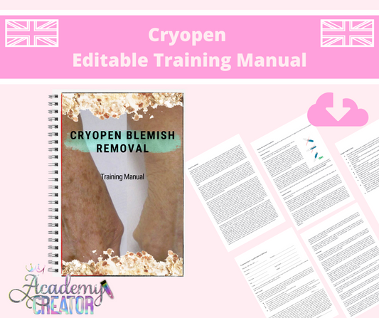 Cryopen Editable Training Manual UK Version