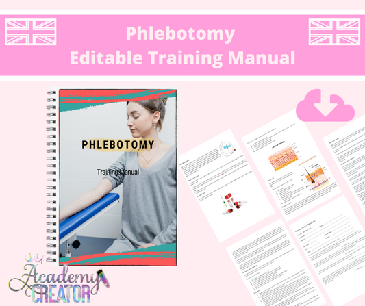 Phlebotomy  Editable Training Manual UK Version
