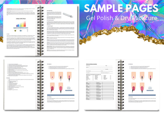 UV Gel Polish & Dry Manicure Editable Training Manual USA Version