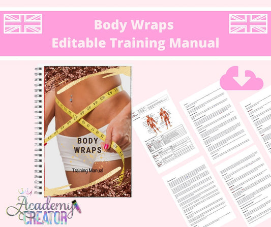 Body Wraps Inch Loss Editable Training Manual UK Version