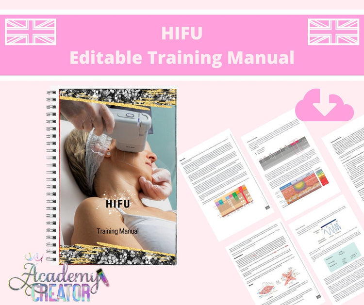 HIFU Skin Tightening Editable Training Manual UK Version