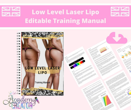 Low Level Laser Lipo Editable Training Manual UK Version