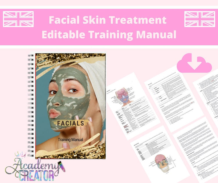 Facial Skin Treatment Editable Training Manual UK Version