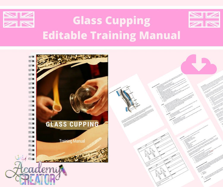 Glass Fire Cupping Editable Training Manual UK Version